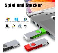 Lot de 5 Clé USB 2.0 16 Go Clés USB Data Stockage 5 Couleurs