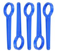 Lot de 5 clés à capuchon de tambour pour seaux en plastique de 20 à 30 L, construction en plastique robuste, kit d'outils léger et portable