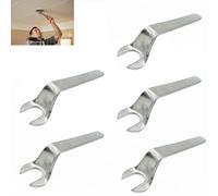 Lot de 5 clés à tête d'arrosage d'incendie, outil universel en acier de 1,27 cm, pour têtes exposées dissimulées et semi-encastrées, matériel d'entretien du système de sécurité incendie pour la