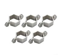 Lot de 5 clés amovibles à 4 points pour réparation d'écrous hexagonaux de robinet e tuyau d'entrée d'eau avec douille de 23,2 mm, outil de plomberie en métal pour un usage domestique