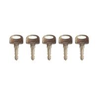 Lot de 5 clés d'allumage 105-1790 701 compatibles avec chargeuse-pelleteuse JCB 1400B 1550B 1600B 1700B Compatible avec perceuse directionnelle 410SX AT60 FX50 FX60 JT20 MR90 RT45 RT80