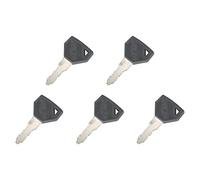Lot de 5 clés d'allumage 198360-52160 19836052160 compatibles avec moteur Yanmar 3TNE74 3TNV76 3TNV82A 3TNV88 Tracteur SC2400 SC2450 EX2900 EX3200 EX450