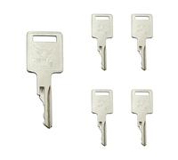Lot de 5 clés d'allumage 6693241 6709527 D250 A77313 307852A1 714602 pour chargeuse compacte Bobcat A220 A300 T110 T140 T180 T190 T2000 T250. T300, T320, T450, T550, S100, S130, S150