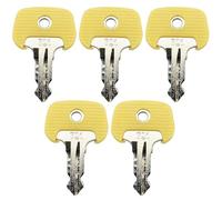 Lot de 5 clés d'allumage de rechange 701 jaunes pour chariot élévateur Jungheinrich Ant Stapler BT Komatsu Tcm Mic 28520480