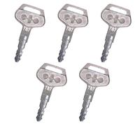 Lot de 5 clés d'allumage de rechange pour excavatrices, tracteurs agricoles, bennes et bulldozers Komatsu