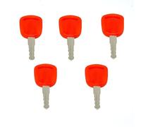 Lot de 5 clés de rechange pour clé d'allumage compatible avec clé d'allumage 82030144 Compatible avec tracteur Case IH