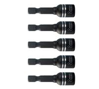 Lot de 5 clés hexagonales pour perceuse électrique, tournevis à écrou, rallonge et adaptateur d'écrou