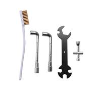 Lot de 5 CléS pour PièCes D'Imprimante 3D + Douille Phillips + Brosse à Buse + Clé 6 Mm 7 Mm L pour Outils 3 E3D