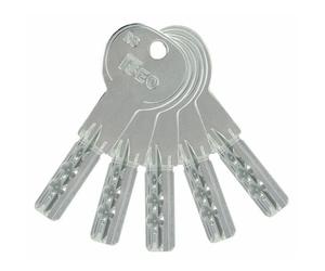 Lot de 5 clés sur numéro de variure AGL000697 et AEA016057 - ISR6 ISEO CITY