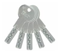 Lot de 5 clés sur numéro de variure AGL000697 - ISR6 ISEO CITY