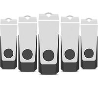 Lot de 5 clés USB 8 Go-Clé USB 2.0 haute vitesse-Multicolore-Rotate
