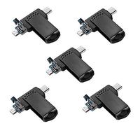 Lot de 5 Clés USB C,16 Go Cle USB 3.0 Micro USB et 16 Go Type Ç Flash Driver OTG Clé USB C 3 en 1 pour MacBook Pro,PC,Huawei,Samsung
