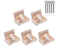 Lot de 5 clés USB en bois avec boîte en bois (2,0/64 Go)