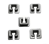 Lot de 5 clips à œillets compatibles avec les coupe-bordures GX35 pour tête de débroussailleuse - Composant métallique pour coupe extérieure