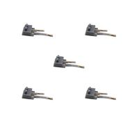 Lot de 5 clips de connexion d'alimentation numérique pour modélisme de trains à l'échelle 1:87 Gris 5 x 2 cm