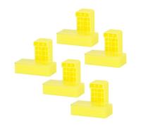 Lot de 5 clips de nivellement d'angle pour carreaux muraux, boucle de fixation à angle droit de 90 degrés avec pelage et adhésif, localisateur d'angle externe en plastique pour coins intérieurs