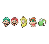 Lot de 5 clips Jibbitz Crocs Super Mario™ Multicolore TU