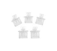 Lot de 5 clips transparents pour attrape-abeilles - Cage d'inspection de | Ce clip attrape-abeilles en plastique transparent 5 pièces permet une manipulation sûre et une visibilité claire lors des