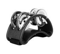 Lot de 5 clochettes for enfants, pied, instrument percussion rythmique for l'éducation musicale Pour Animation Rythmique