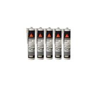 Lot de 5 Colles mastic SIKA Sikaflex 522 Caravan - Blanc - 300ml