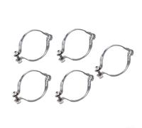 Lot de 5 colliers de serrage de câble de vélo pour frein et dérailleur, clips en acier pour une gestion efficace des câbles et un acheminement (28,6 mm)