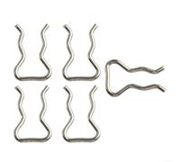 Lot de 5 colliers de serrage en acier inoxydable argenté pour électrovannes Bosch Common Rail Injection Tuyau de retour F00RJ00322 F00VC22003