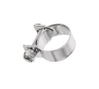 Lot de 5 colliers de serrage réglables en acier inoxydable - Fixation robuste for conduits, tuyaux d'eau et flexibles (7 mm-16 mm)(13-15mm)