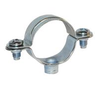Lot de 5 colliers simples de fixation BOUTTE - D: 12 mm - Gris argenté