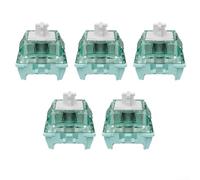 Lot de 5 commutateurs de clavier linéaires magnétiques à effet Hall réglable pré-voyage 20 mm Construction en plastique à rebond rapide auto-lubrifiant Vert Force 36 G 100 millions de cycles pour