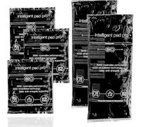 Lot de 5 compresses chaudes - compresses froides - compresses en gel - coussins froids - packs froids et chauds - pack réfrigérant réutilisable (5x noir)