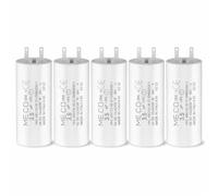Lot de 5 Condensateurs 3,5 µF avec Mousses pour Moteur de Volet Roulant SOMFY 10 Nm - Compatibles avec Moteurs Tubulaires nécessitant des Cosses Faston 2,8 mm - MECO (2)