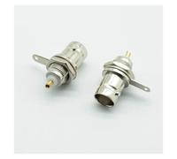 Lot de 5 connecteurs à souder BNC femelles for montage sur panneau de châssis, câble coaxial for pièces de machines à souder