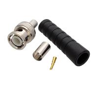 Lot de 5 connecteurs BNC mâle à sertir pour câble coaxial RG59/MF100 CCTV