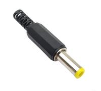 Lot de 5 connecteurs d'alimentation à souder DC5 5 x 2 1 ou 5 x 2 5 mm avec câble de 14 mm pour caméras de sécurité CCTV et adaptateur d'alimentation (5,5-2,1 5 pièces)
