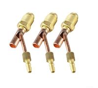 Lot de 5 connecteurs de câble de soudage TIG pour modèles de torches WP9 WP17 WP26 en cuivre, construction séparée du gaz et de l'alimentation (WP9 WP17)