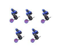 Lot de 5 connecteurs de connexion, prise aéronautique SP13 à 2 broches, connecteur de câble mâle et femelle, IP68, connecteur rond étanche à 2 broches, prise aviation en ligne, 250 V, 13 A