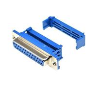 Lot de 5 connecteurs de port série DIDC25 DB25 FEMLE à sertir IDC Type D-Sub COM Connecteurs 25 broches Adaptateur pour câble ruban
