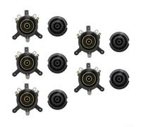 Lot de 5 connecteurs de rechange pour bouilloire électrique, thermostat de bouilloire électrique, noyau de base assorti supérieur et inférieur pour bases de bouilloire à chauffage rapide (1)