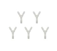 Lot de 5 connecteurs de tube d'oxygène en Y - Connecteurs de tube d'oxygène compatibles avec la plupart des tubes d'oxygène standard - Idéal pour l'oxygénothérapie à domicile