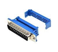 Lot de 5 connecteurs DIDC25 DB25 mâles pour port série IDC à sertir type D-Sub COM 25 broches adaptateur 25p pour câble ruban