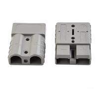 Lot de 5 connecteurs électriques en cuivre argenté 50 A 6-12 AWG | Design à déconnexion rapide, capacité de 50 A, faible force d'insertion, verrouillage sécurisé, entretien facile