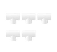 Lot de 5 connecteurs en T PVC 3 voies 20 mm