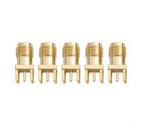 Lot de 5 connecteurs femelles coaxiaux SMA RF pour montage PCB avec trou traversant de 4 mm, conçus pour une antenne WiFi externe