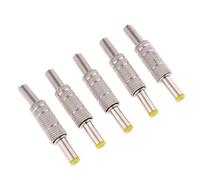 Lot de 5 connecteurs jack mâles 5,5 x 2,1 mm
