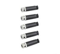 Lot de 5 connecteurs M8 femelles aéronautiques 3-4 broches IP67 étanches circulaires pour câble de capteur industriel PA66 coque noire (3 noyaux)