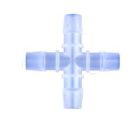Lot de 5 connecteurs transversaux en plastique de 2,4 à 12,7 mm for irrigation de jardin, diamètre égal, joint à 4 voies, for réservoir d'aquarium, pompe à air, tuyau, joints pagode(5.6mm,5 Pieces)