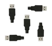 Lot de 5 connecteurs USB de type A 4 broches mâles pour plaque d'expérimentation