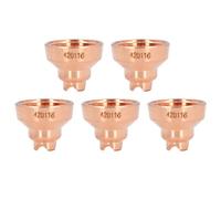 Lot de 5 consommables de pointe de bouclier de torche de coupe manuelle en laiton compatibles avec le coupeur plasma PMX 30XP, pièces de rechange en laiton résistant aux hautes