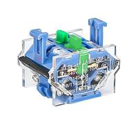 Lot de 5 contacts argentés for interrupteur à bouton-poussoir LA39 LA38 1NO 1NC 2NO, accessoires de remplacement DIY(2NO L)
