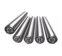Lot de 5 convoyeurs à rouleaux industriels de rechange de 5,1 cm de diamètre, parfaits pour les établis, les remorques de bateau à gaz et les applications polyvalentes et efficaces.